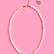 Pearlfect Necklace - beaded bride necklace