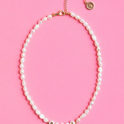 Pearlfect Necklace - beaded bride necklace