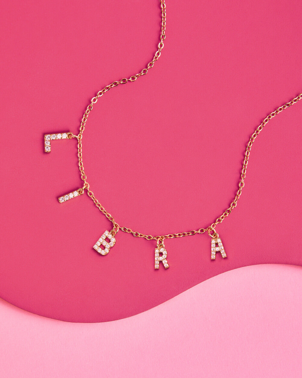 Libra Season Necklace - pave necklace