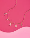 Libra Season Necklace - pave necklace
