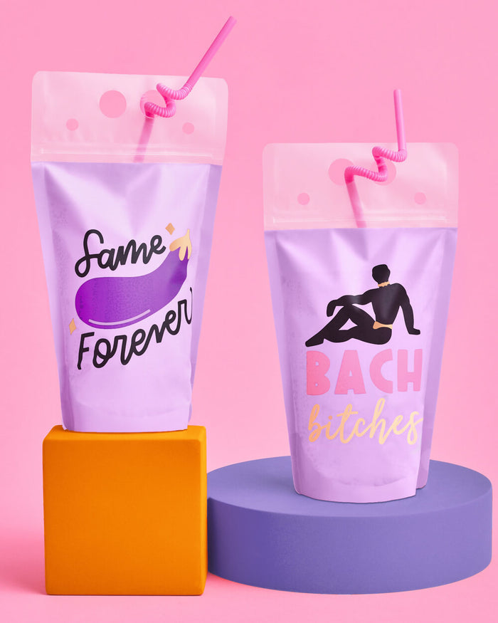 Same 🍆 4ever Sippers - 16 drink pouches