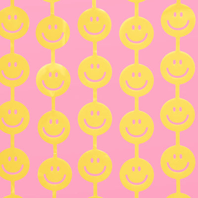 Smiley Curtain - matte foil curtain