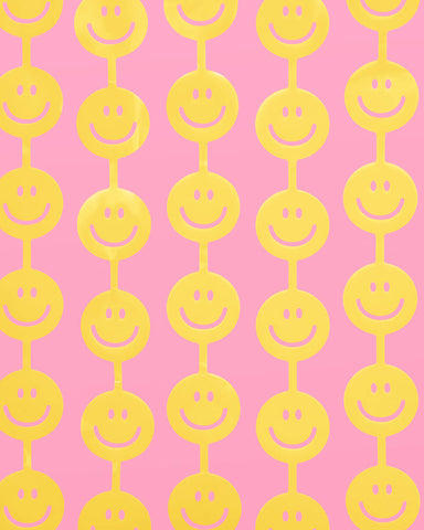 Smiley Curtain - matte foil curtain