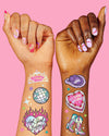 Hot Girl Bday Tats - 44 foil temporary tattoos