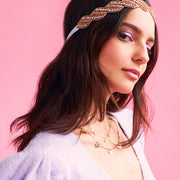 See Your Halo Veil - rose gold beaded veil