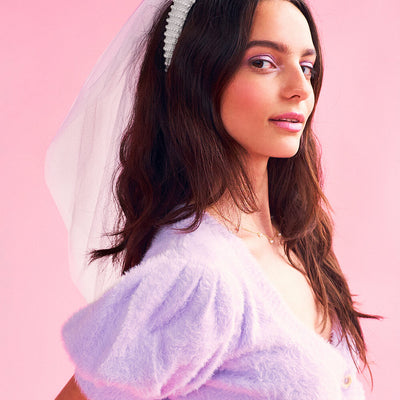 The Noncommittal - headband w/ removable veil