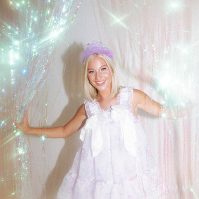 Iridescent Curtain - iridescent foil curtain