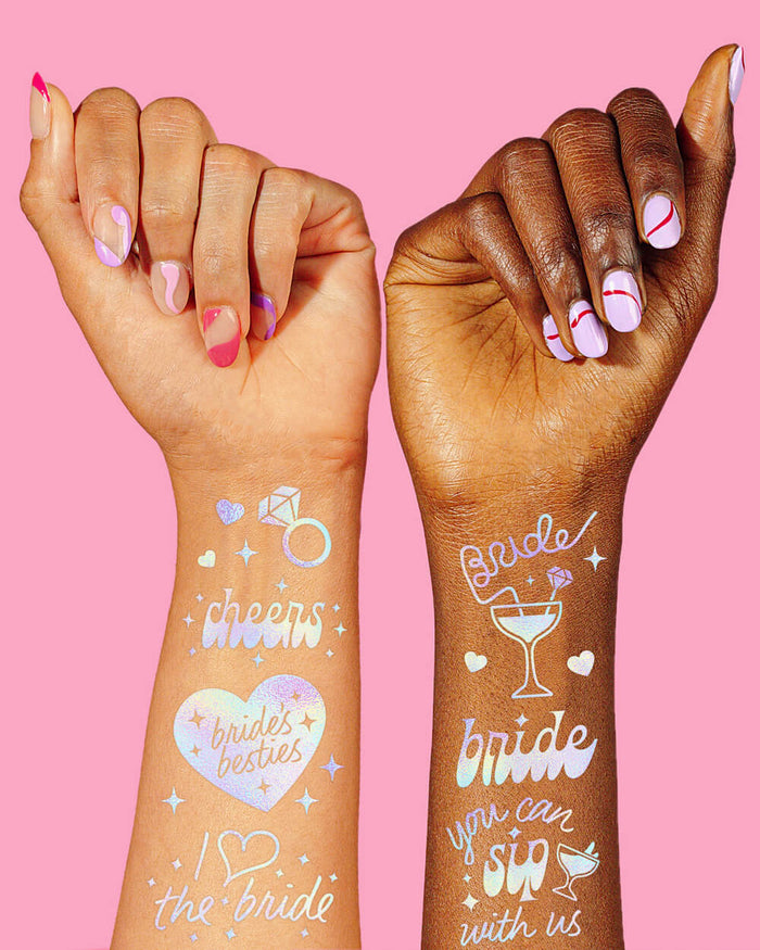 metallic tattoos - Witty Vows