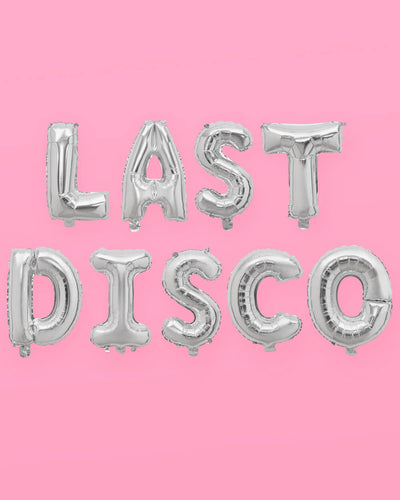 Last Disco Balloons - 16" foil balloons