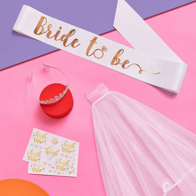 Gettin’ Hitched Kit -  gold bach party kit