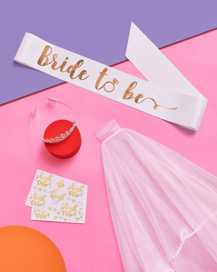 Gettin’ Hitched Kit -  gold bach party kit