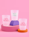 Let's Go Girls Cups - 16 reusable frost flex cups
