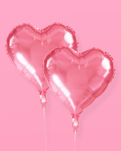 Lover Balloons - 4 heart balloons
