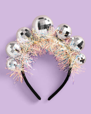 Disco Ball Headband - festive headband