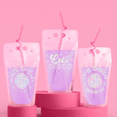 It's Disco, Baby! Sippers - 15 drink pouches