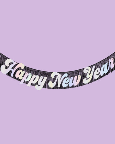 NYE 🪩 Fringe Banner - two piece banner