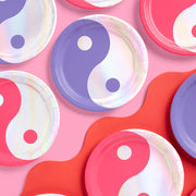 Yin Yang Plates - 24 paper plates