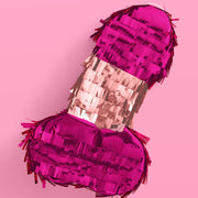 Penis Piñata - pink foil piñata