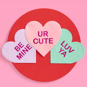 Be Mine Napkins - 24 foil napkins