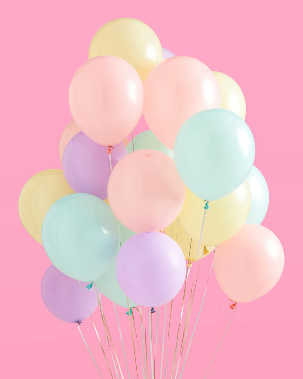 Pastel Party Essentials - Plate, Napkin, Straw + Balloon