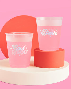 Last Disco Cups - 16 reusable frost flex cups