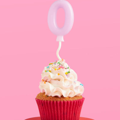 #0 Birth-YAY Candle - pastel bubble candle