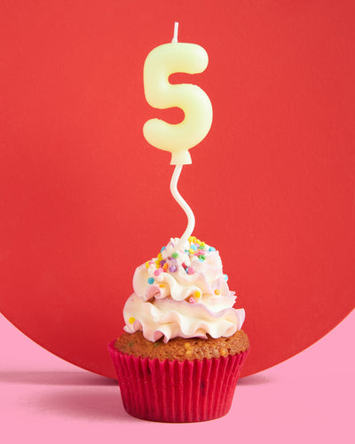 #5 Birth-YAY Candle - pastel bubble candle