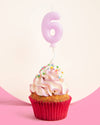 #6 Birth-YAY Candle - pastel bubble candle