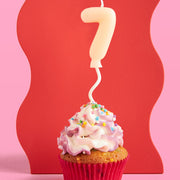 #7 Birth-YAY Candle - pastel bubble candle