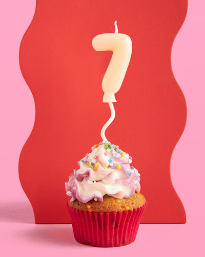 #7 Birth-YAY Candle - pastel bubble candle