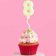 #8 Birth-YAY Candle - pastel bubble candle