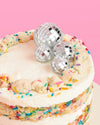 It's Disco, Baby! Topper - 4 disco ball cake toppers
