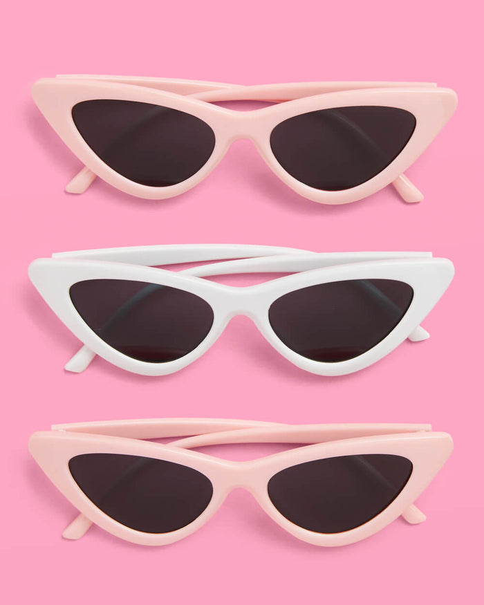 Cat Eyes Set - 8 matte sunnies