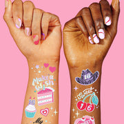 Super Sweet 16 Tats - 42 foil temporary tattoos