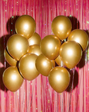 Gold Chrome Pack - 25 metallic balloons