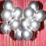 Silver Chrome Pack - 25 metallic balloons