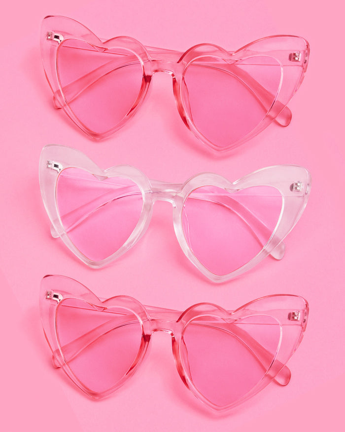 Heart Eyes Set - 8 transparent sunnies