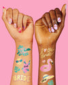 Vacay Vibes Tats  - 48 foil temporary tattoos