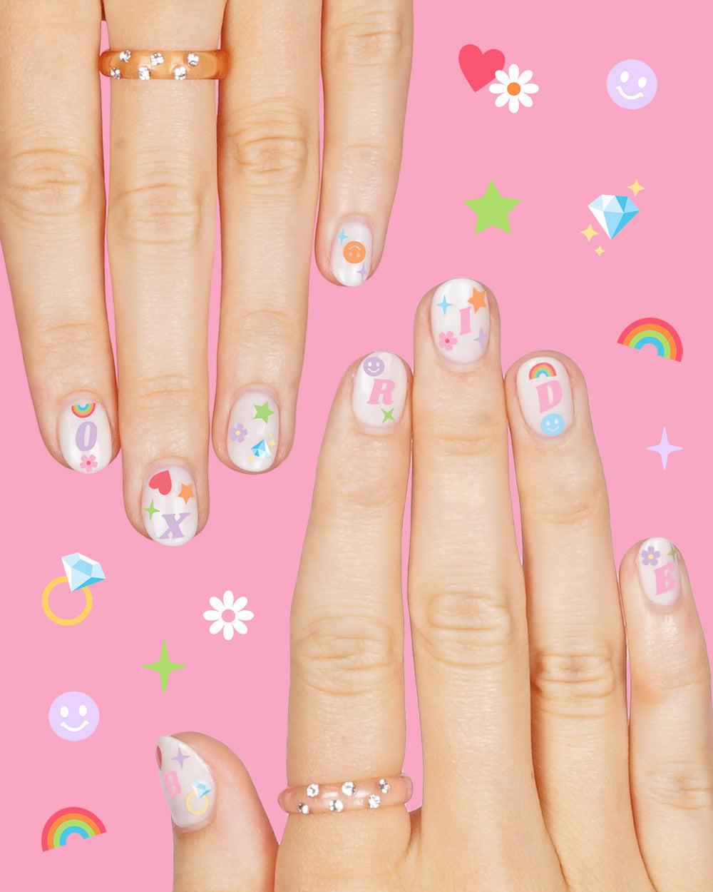 Bach'd Up Nail Stickers - 980 nail stickers