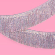 Shimmer Fringe - iridescent banner